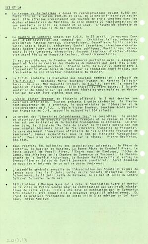   LE TRAIT D'UNION, 1986   , page 4