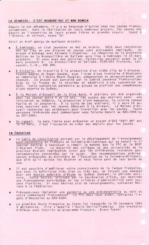   LE TRAIT D'UNION, 1986   , page 2