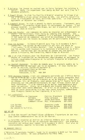   LE TRAIT D'UNION, 1985   , page 2