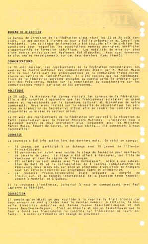   LE TRAIT D'UNION, 1985   , page 2