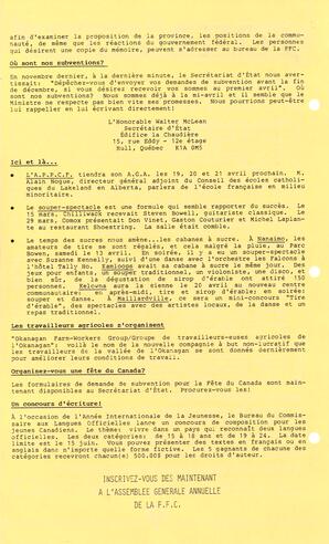   LE TRAIT D'UNION, 1985   , page 2