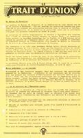 LE TRAIT D'UNION, 1985