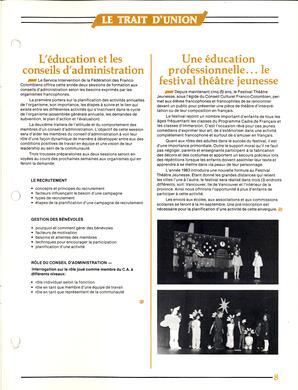   LE TRAIT D'UNION, 1982   , page 9