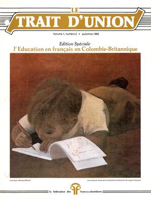   LE TRAIT D'UNION, 1982   , page 1