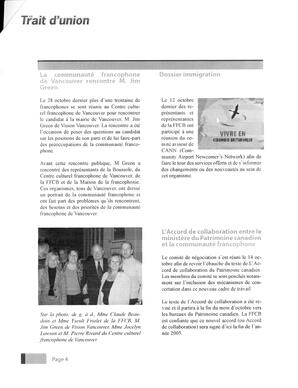   LE TRAIT D'UNION, 2005   , page 4