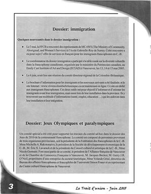   LE TRAIT D'UNION, 2005   , page 4