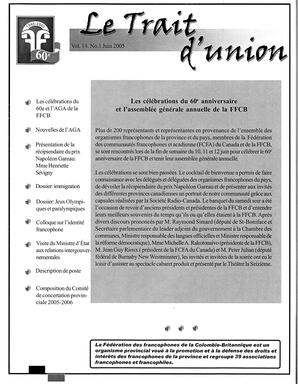   LE TRAIT D'UNION, 2005   , page 1