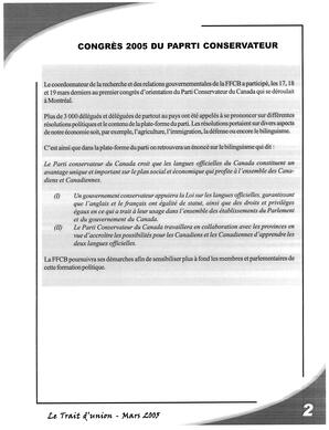   LE TRAIT D'UNION, 2005   , page 3