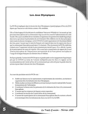   LE TRAIT D'UNION, 2005   , page 6