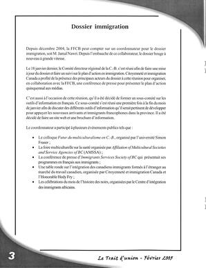   LE TRAIT D'UNION, 2005   , page 4