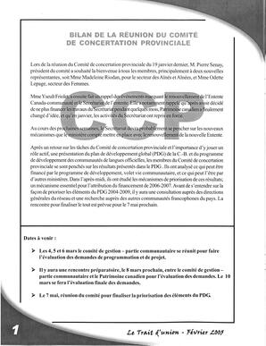   LE TRAIT D'UNION, 2005   , page 2