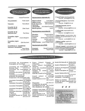   LE TRAIT D'UNION, 2004   , page 8
