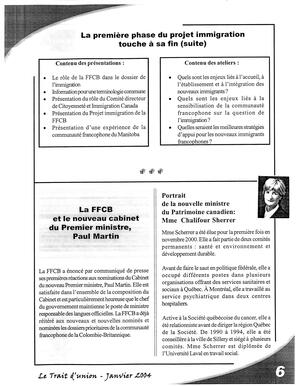   LE TRAIT D'UNION, 2004   , page 7
