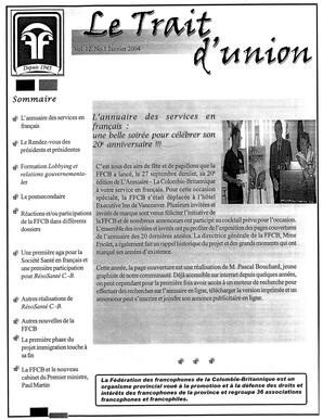   LE TRAIT D'UNION, 2004   , page 1