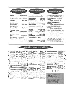  LE TRAIT D'UNION, 2003   , page 8