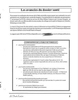   LE TRAIT D'UNION, 2002   , page 5