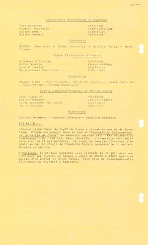   LE TRAIT D'UNION, 1984   , page 4