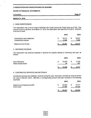   ÉTATS FINANCIERS - EN, 2016   , page 10