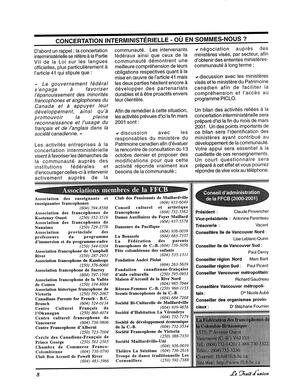   LE TRAIT D'UNION, 2000   , page 8