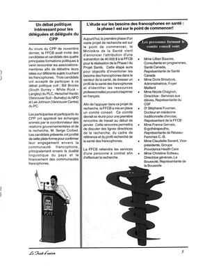   LE TRAIT D'UNION, 2000   , page 5