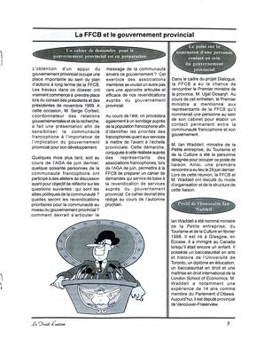   LE TRAIT D'UNION, 2000   , page 5