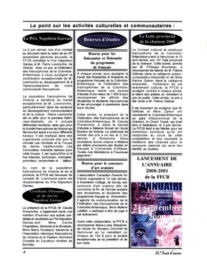   LE TRAIT D'UNION, 2000   , page 4
