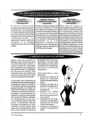   LE TRAIT D'UNION, 2000   , page 3