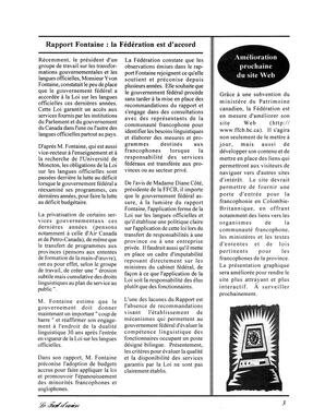   LE TRAIT D'UNION, 1999   , page 3