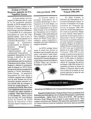   LE TRAIT D'UNION, 1998   , page 7