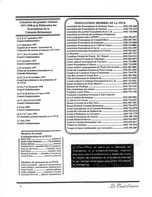   LE TRAIT D'UNION, 1997   , page 8