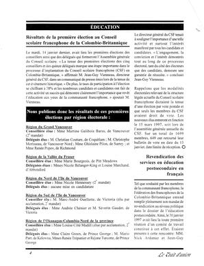   LE TRAIT D'UNION, 1997   , page 4