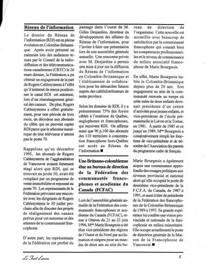   LE TRAIT D'UNION, 1996   , page 5