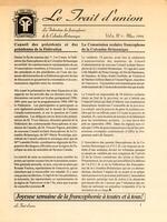 LE TRAIT D'UNION, 1996