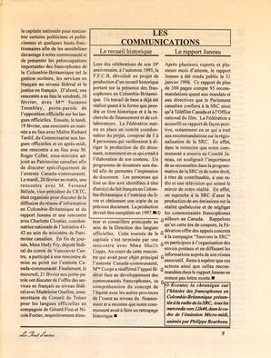   LE TRAIT D'UNION, 1996   , page 5