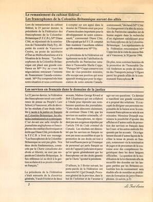   LE TRAIT D'UNION, 1996   , page 2
