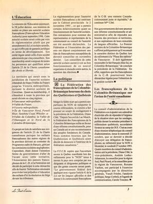   LE TRAIT D'UNION, 1995   , page 3