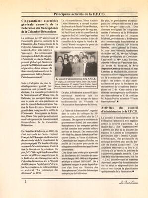   LE TRAIT D'UNION, 1995   , page 2