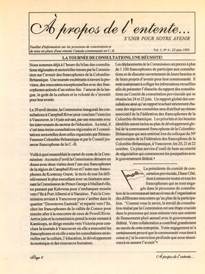   LE TRAIT D'UNION, 1995   , page 6