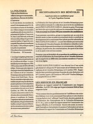   LE TRAIT D'UNION, 1995   , page 3