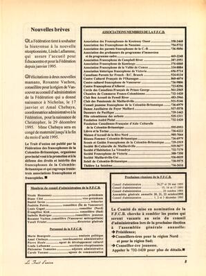   LE TRAIT D'UNION, 1995   , page 8