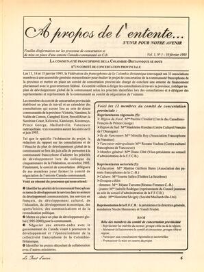   LE TRAIT D'UNION, 1995   , page 6