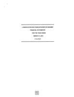 ÉTATS FINANCIERS - EN, 2014