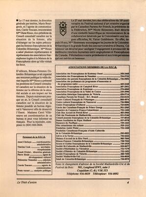   LE TRAIT D'UNION, 1993   , page 4