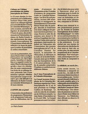   LE TRAIT D'UNION, 1994   , page 6
