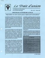 LE TRAIT D'UNION, 1994