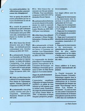   LE TRAIT D'UNION, 1994   , page 7