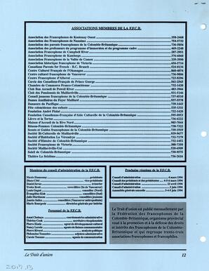   LE TRAIT D'UNION, 1994   , page 12
