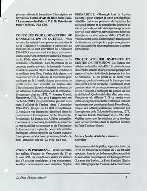   LE TRAIT D'UNION, 1994   , page 3