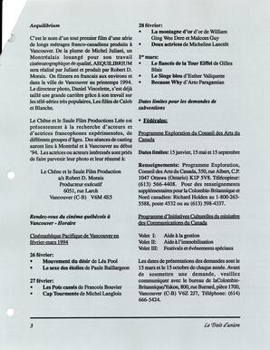   LE TRAIT D'UNION, 1994   , page 3