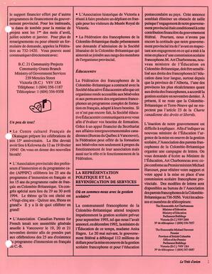   LE TRAIT D'UNION, 1993   , page 3